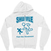 shuffle feel the movement Zipper Hoodie
