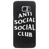 anti social social club White logo Samsung Galaxy S7 Edge