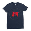 please red Ladies Fitted T-Shirt