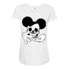 mause rolling Maternity Scoop Neck T-shirt