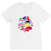 colorful art V-Neck Tee
