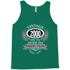 vintage quality without compromise 2000 aged to perfection Tank Top