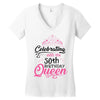 celebrating with the 70th birthday king t shirts Women's V-Neck T-Shirt