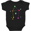 libra rainbow sign Baby Bodysuit
