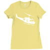 design uh 1h helicopter hubschrauber us army irak krieg war vietnam Ladies Fitted T-Shirt