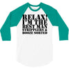 relax! i'm the best man 3/4 Sleeve Shirt