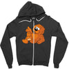 les entrechats noir Zipper Hoodie