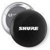 shure logo Pin-back button