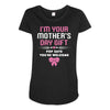 I'm Your Mother's Day Gift, Pop Says You're Welcome Maternity Scoop Neck T-shirt