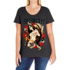 anarchy angel Ladies Curvy T-Shirt