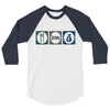 eat sleep money 3/4 Sleeve Shirt