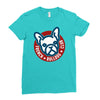 french bulldog club Ladies Fitted T-Shirt