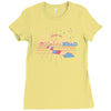 rainbow road Ladies Fitted T-Shirt