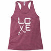 shear love Racerback Tank