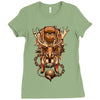 save the jungle Ladies Fitted T-Shirt