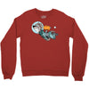 astronaut dog Crewneck Sweatshirt