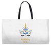 birthday unicorn family series birthday boy Weekender Totes