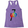 jake paul colorful Racerback Tank