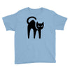 cat black Youth Tee