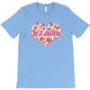 Jet'aime Flower Heart T-Shirt