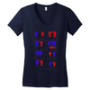 how politics work Women's V-Neck T-Shirt