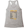 Cancer Facts Zodiac Racerback Tank