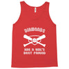 diamonds are a girls best friend girls softball shirt funny women spor Tank Top
