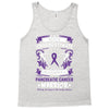 Never Underestimate the Strength of a Pancreatic Cancer Warrior Tank Top
