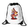 angle gravity Drawstring Bags