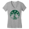 twin pies coffee Women's V-Neck T-Shirt