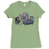 monster found something better Ladies Fitted T-Shirt
