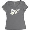 funny rude sperm bj ideal birthday gift or presen Women's Triblend Scoop T-shirt