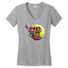 rocket raccoon Women's V-Neck T-Shirt