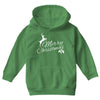 merry christmas flower Youth Hoodie