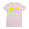 team bring it boots to asses the rock Ladies Fitted T-Shirt