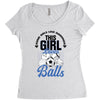 Some Girls Love Diamonds This Girl Loves Balls Women's Triblend Scoop T-shirt