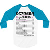 October Girl Facts Scorpio 3/4 Sleeve Shirt
