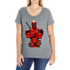 red man Ladies Curvy T-Shirt