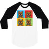 pop art 3/4 Sleeve Shirt