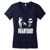 the blues brothers inspired on a mission from god funny Women's V-Neck T-Shirt
