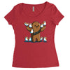 chewie and porgs Women's Triblend Scoop T-shirt