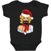 pop art christmas Baby Bodysuit