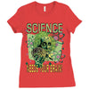science needs your brain Ladies Fitted T-Shirt