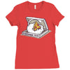 schr&ouml;dinger pizza Ladies Fitted T-Shirt