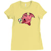 kirbythulhu (no text) Ladies Fitted T-Shirt