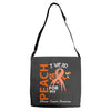 wear peach for  my [you can write any name] Adjustable Strap Totes