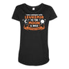 I Love Someone with Leukemia Cancer to The Moon and Back to Infinity Maternity Scoop Neck T-shirt