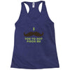 mustache pinch Racerback Tank