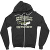 she was short, fat and had a big mouth! Zipper Hoodie