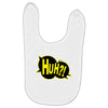 huh bang pow boom splat carto Baby Bibs